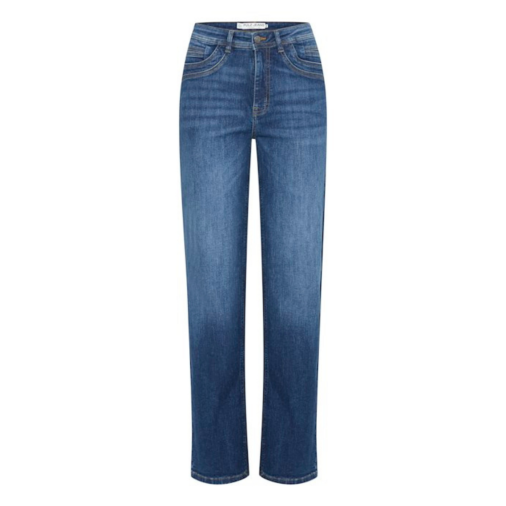 PULZ - JEANS - KATJA 50208637 - DARK BLUE DENIM