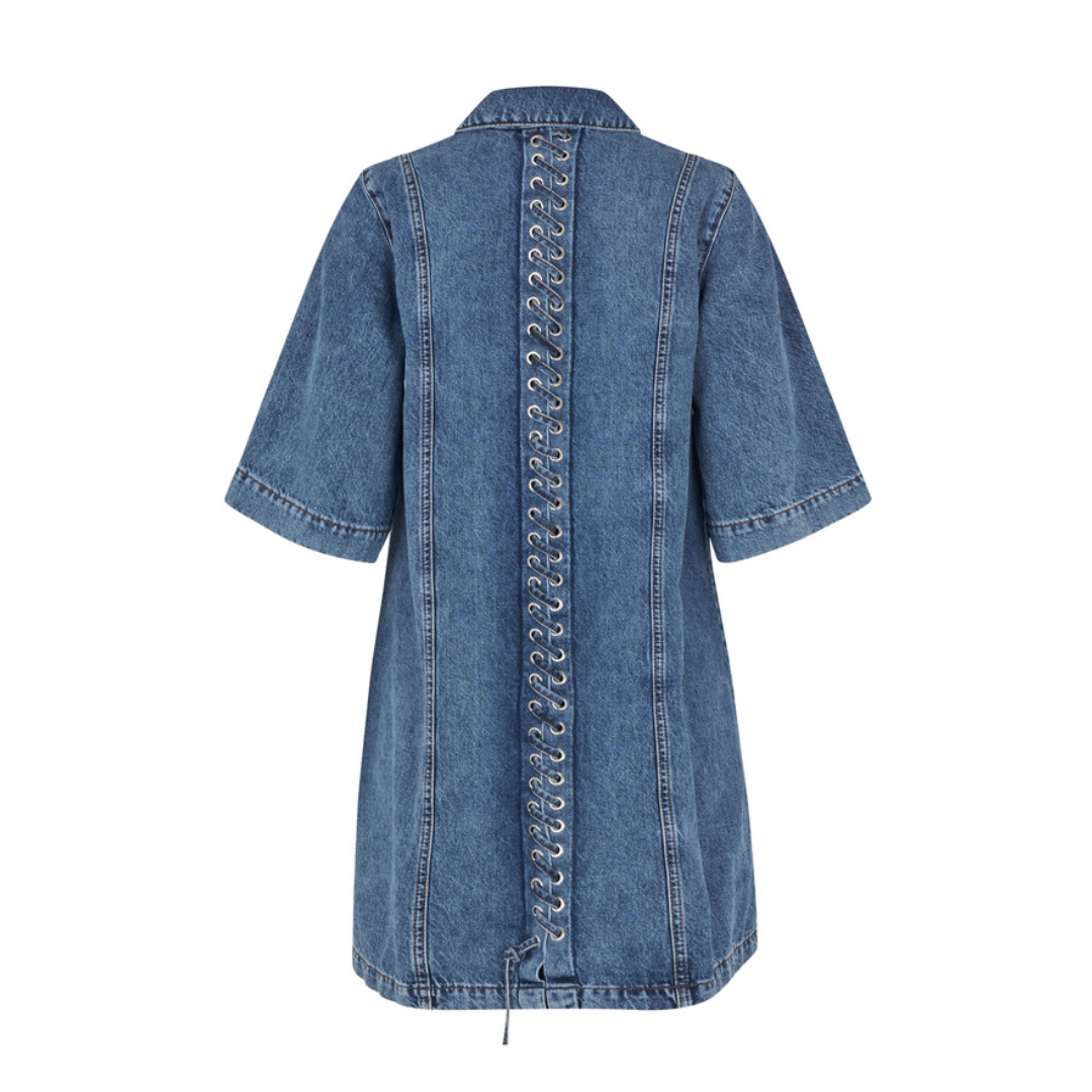 GLOBAL FUNK - DENIMKJOLE - BALAMI 61680152 - MID VINTAGE BLUE
