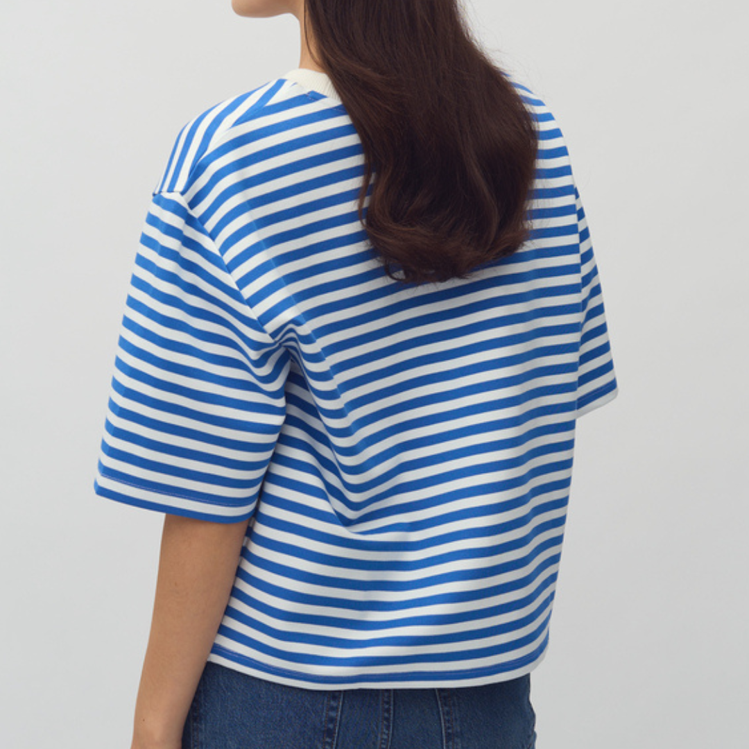 MBYM - T-SHIRT - EMRYS 56589020 - SAPPHIRE STRIPE