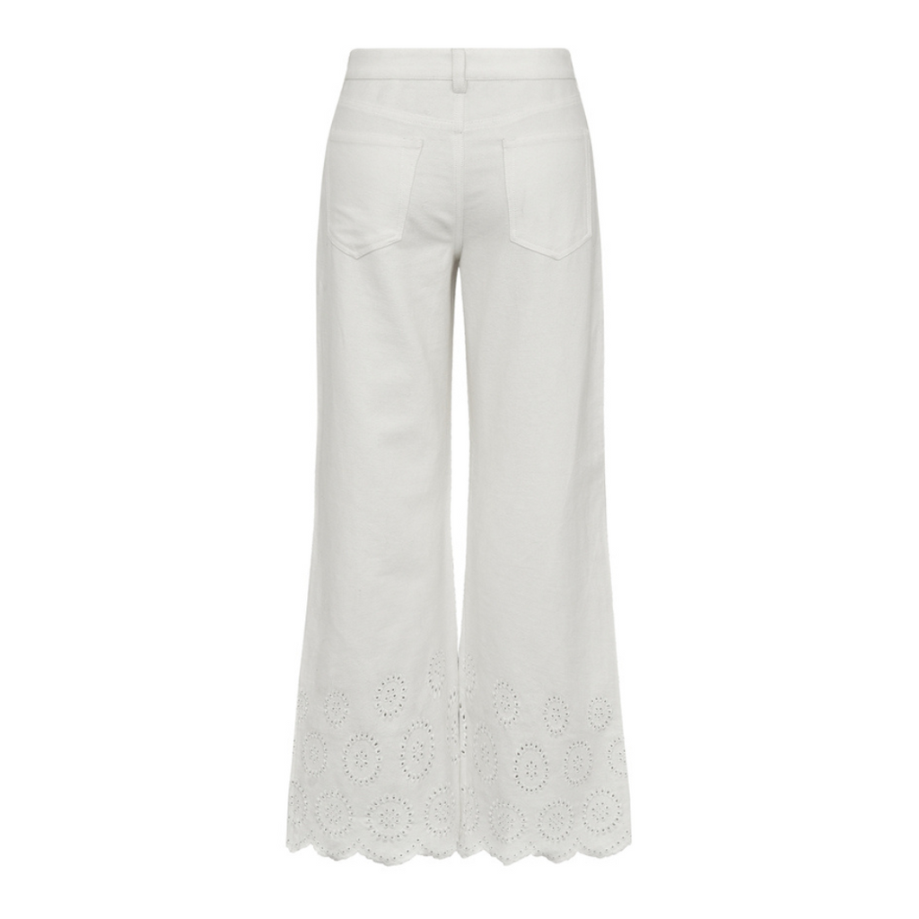 GLOBAL FUNK - JEANS - AMARILLO SCALLOP 73770285 - WHITE