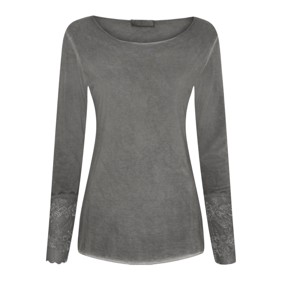 MARTA DU CHATEAU - BLUSE - 11297 - GRIGIO