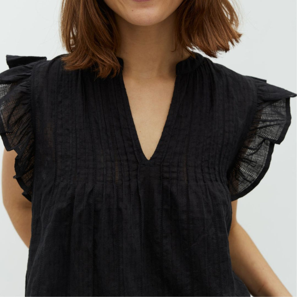 MBYM - BLUSE - GEMALA ACASIA 59119568 - SORT