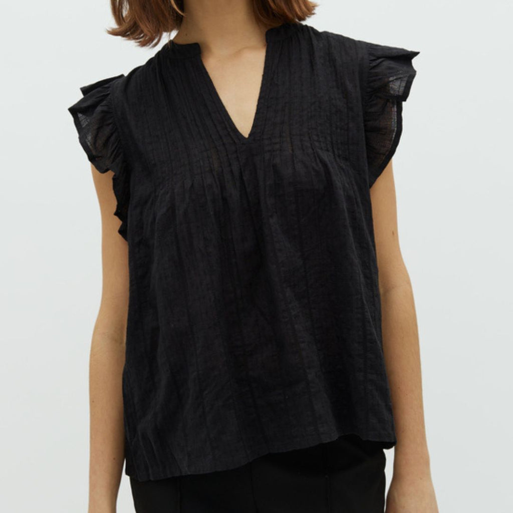 MBYM - BLUSE - GEMALA ACASIA 59119568 - SORT