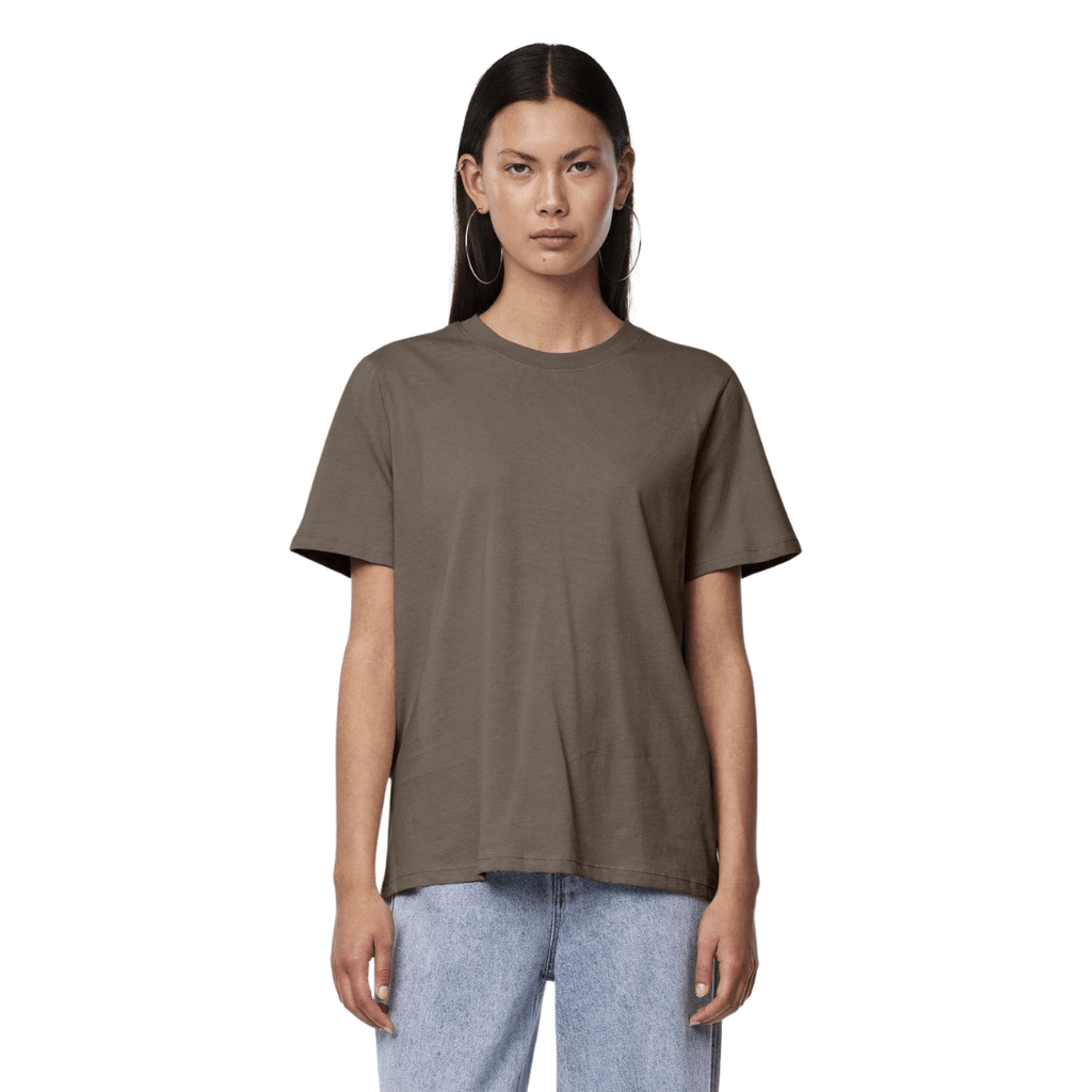 PIECES - T-SHIRT - RIA SOLID 17140802 -  MOREL