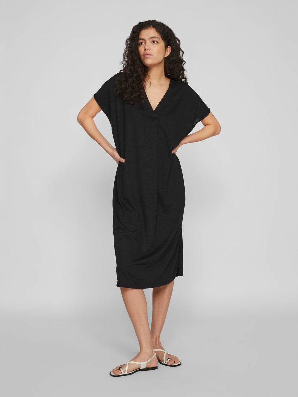 VILA - KJOLE - BRIELLE 14099915 - SORT BEAUTY