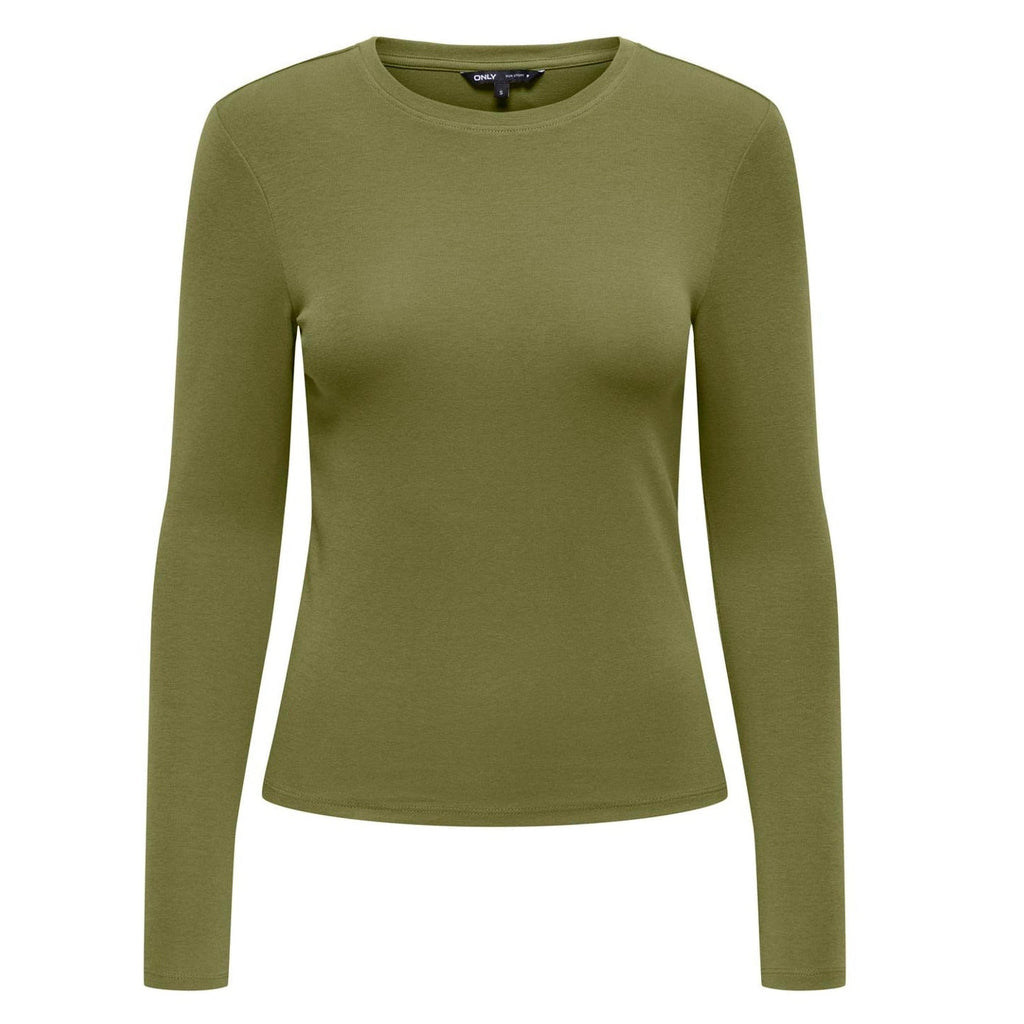 ONLY - T-SHIRT - RILEY 15323159 - PEAT MOSS