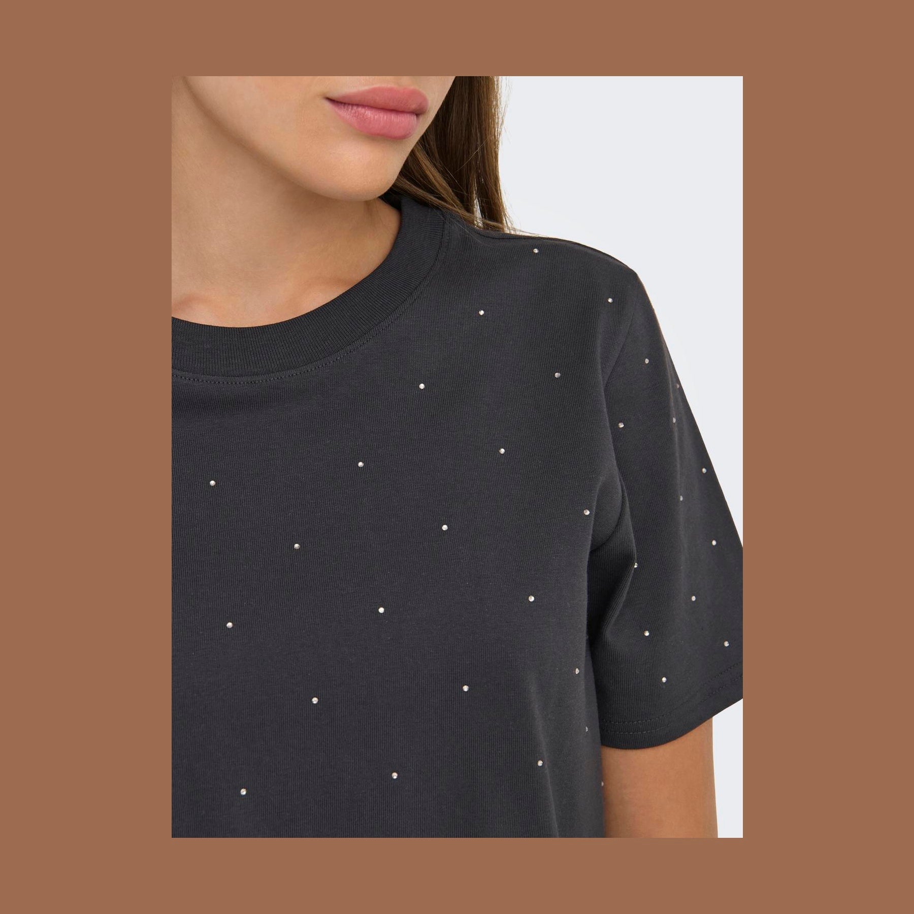 ONLY - T-SHIRT - MONJA 15340939 - PHANTOM
