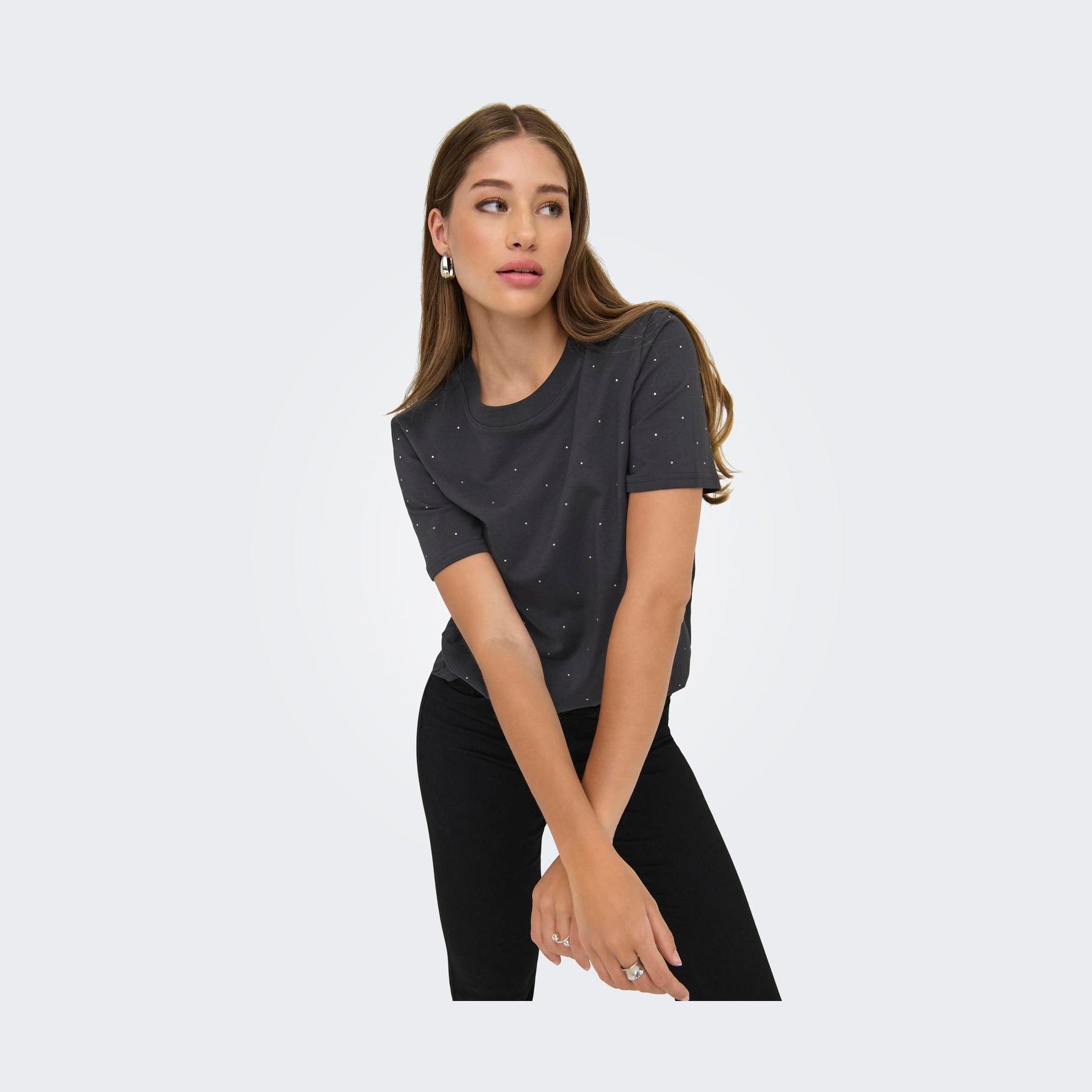 ONLY - T-SHIRT - MONJA 15340939 - PHANTOM