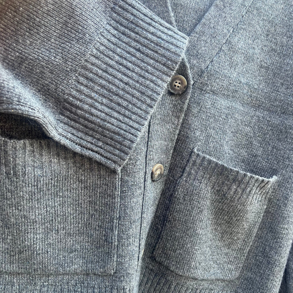 MBYM - CARDIGAN - RAHMA PACARI - CHARCOAL MELANGE