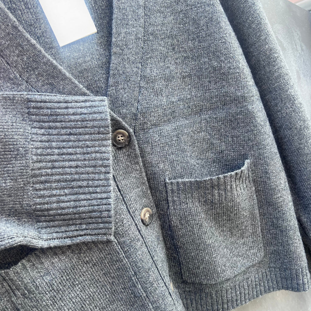 MBYM - CARDIGAN - RAHMA PACARI - CHARCOAL MELANGE