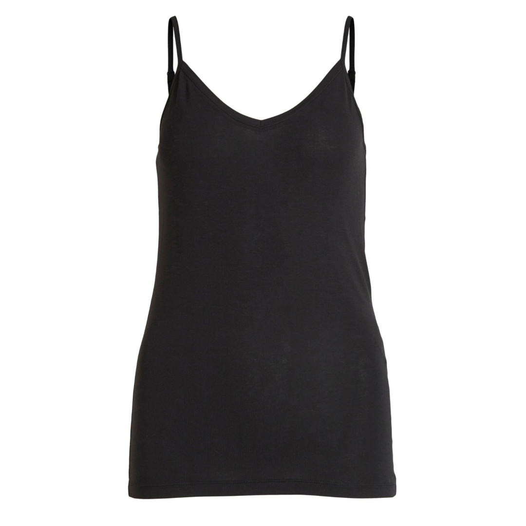 VILA - SINGLET -  DAISY - 14083289  - SORT