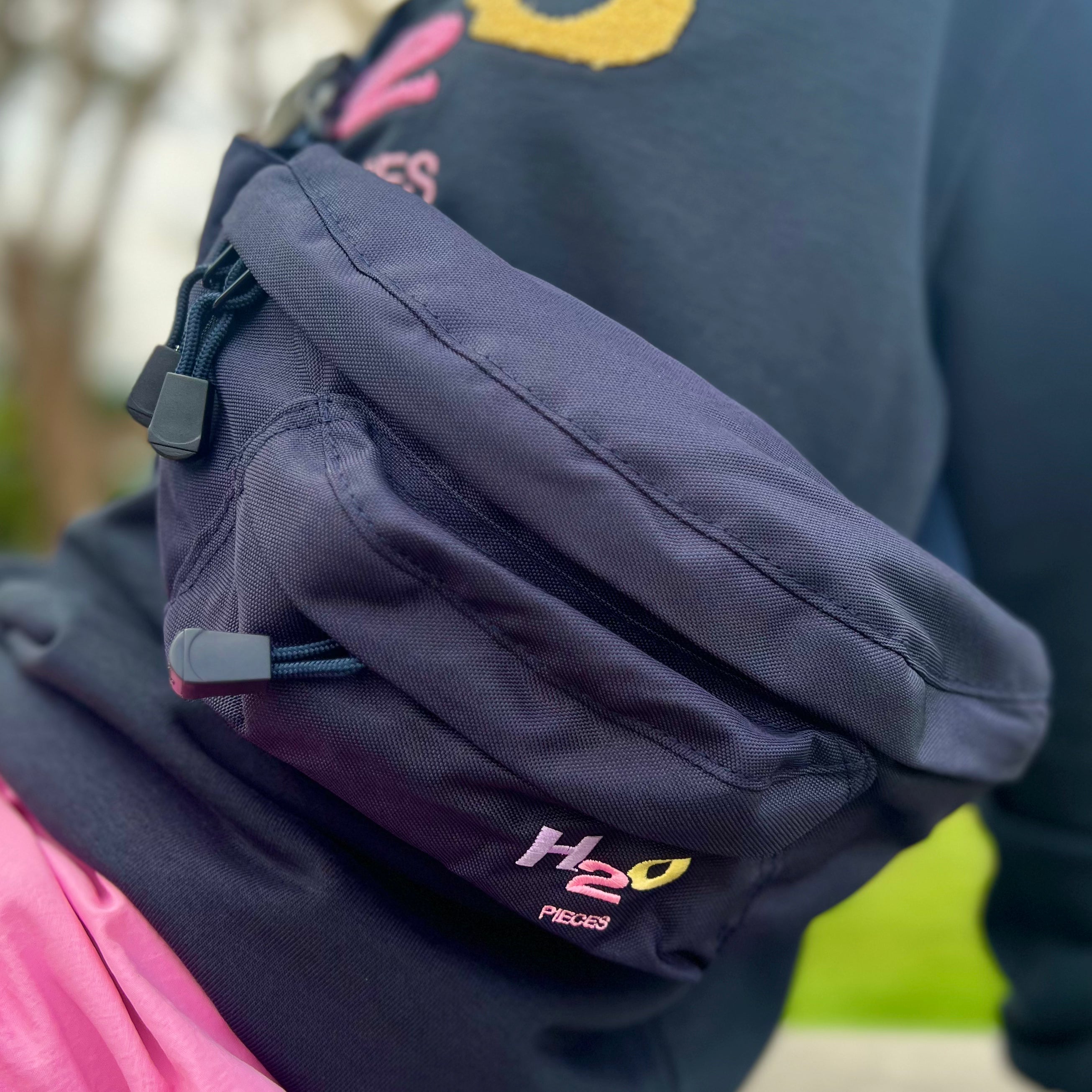 PIECES X H2O - BUMBAG - MIXTAPE 17147256 - NAVY BLAZER