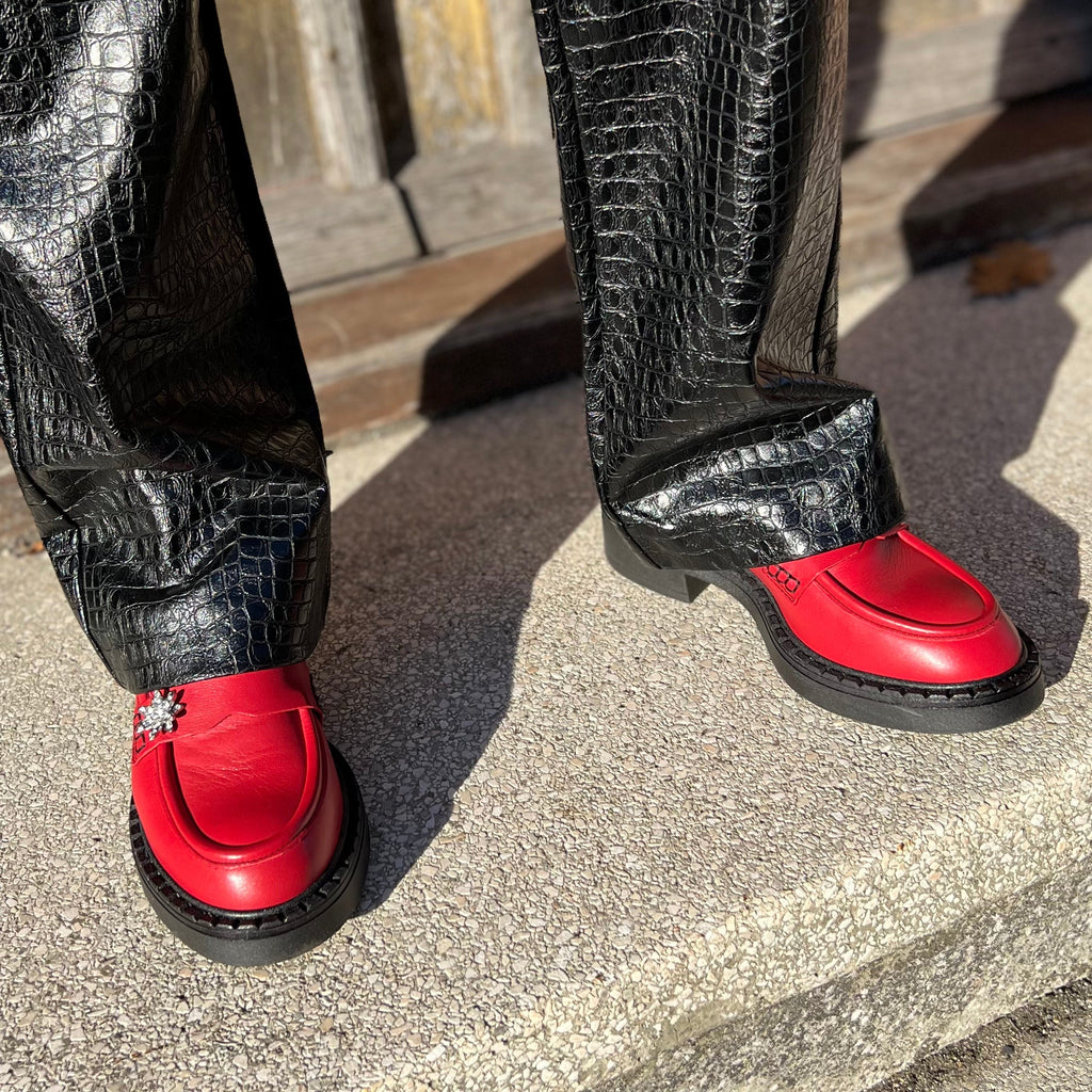 PAVEMENT - LOAFERS - NAYELI JEWELRY - RØD