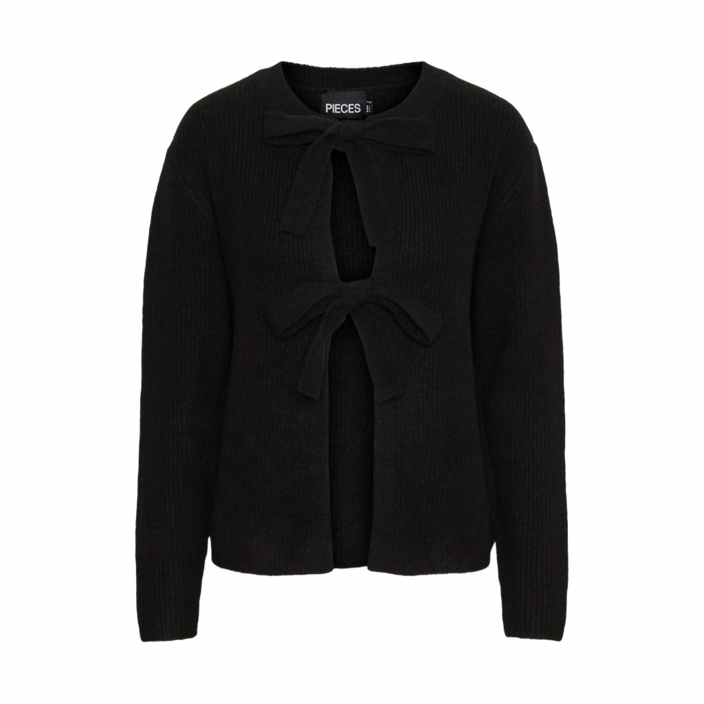 PIECES - CARDIGAN - SILLY 17150235 - SORT