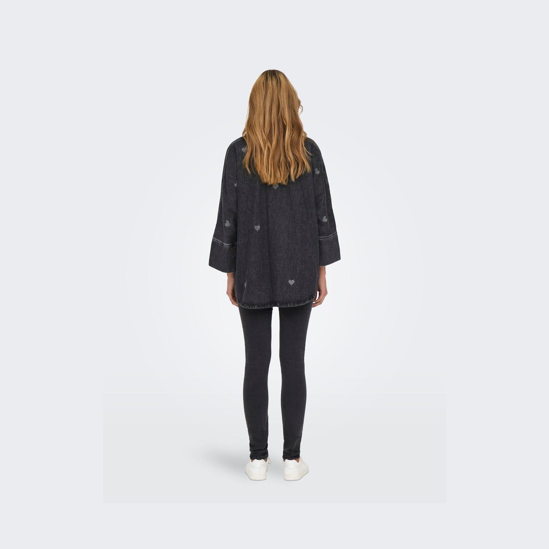 ONLY - SKJORTE - GRACE 15347081 - WASHED BLACK