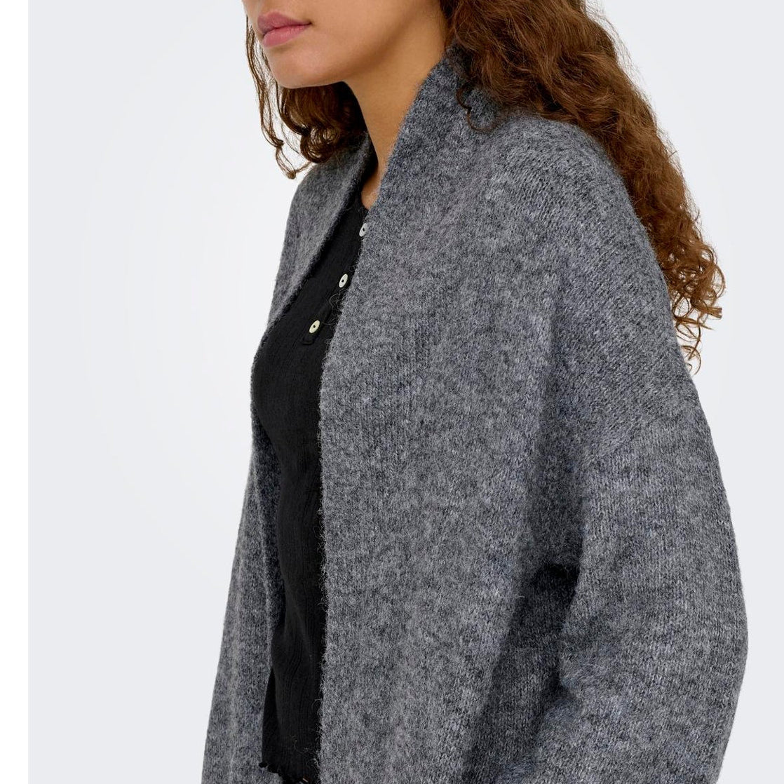 ONLY - COATIGAN - AZU 15350973 - MEDIUM GREY MELANGE