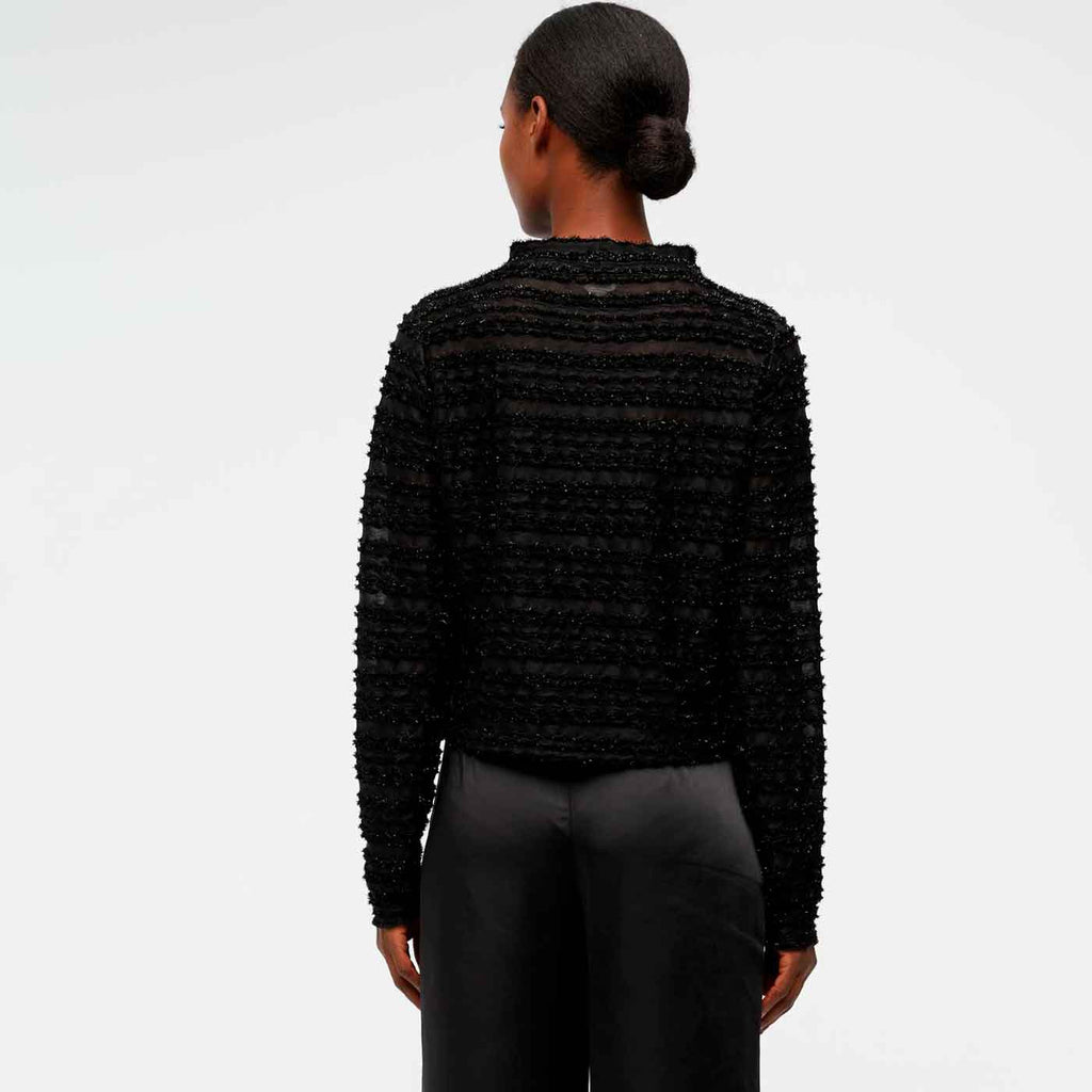OBJECT - BLUSE - RUNA 23040579 - SORT