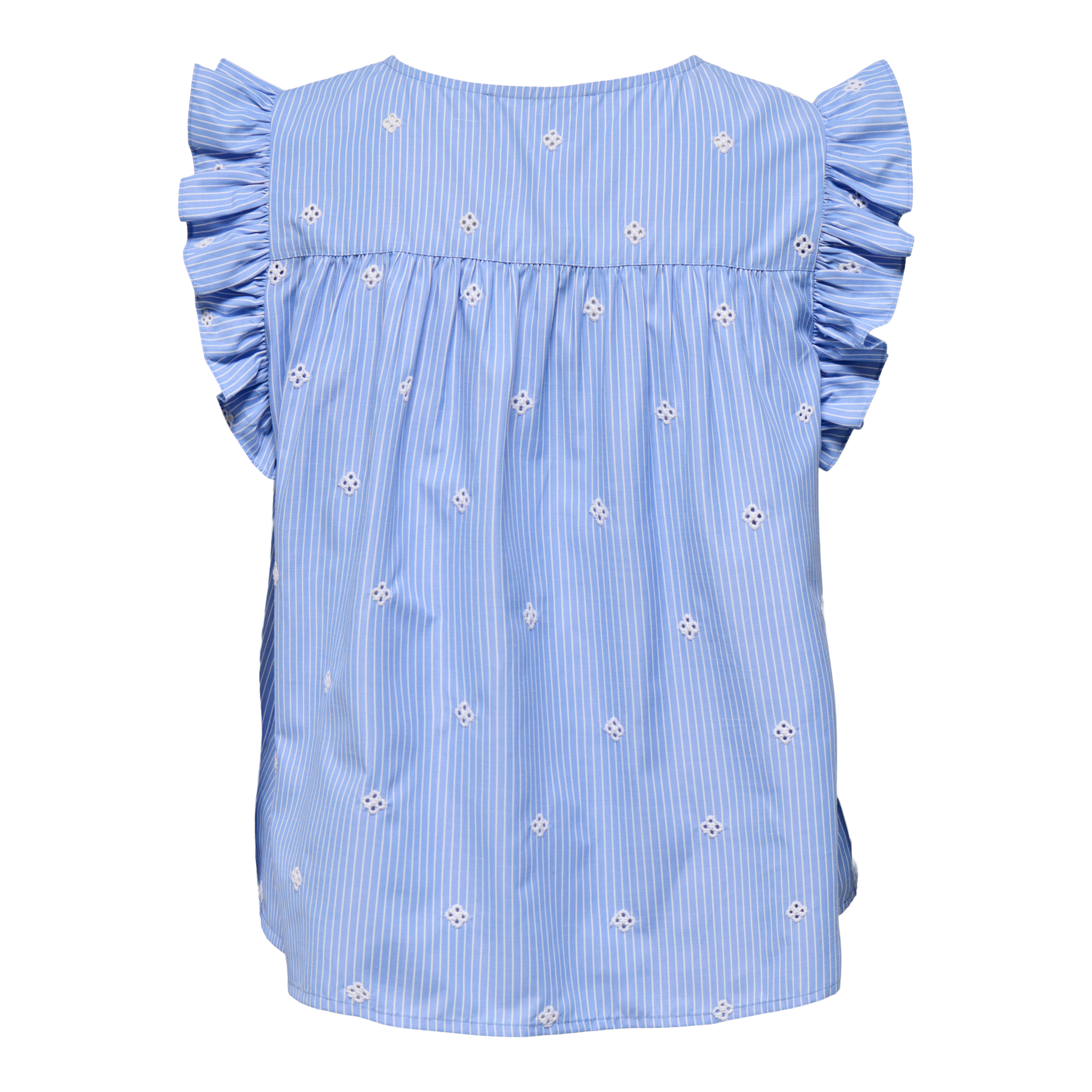 ONLY - TOP - AMANDA 15341412 - CORONET BLUE STRIPES/WHITE
