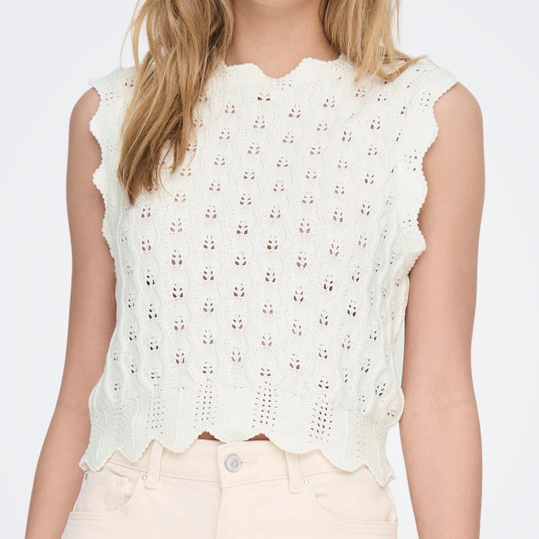 ONLY - TOP - LUNA 15291602 - CLOUD DANCER