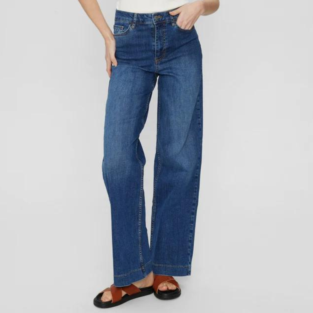 NÜMPH - JEANS - PARIS LONG 704982 - MEDIUM BLUE DENIM