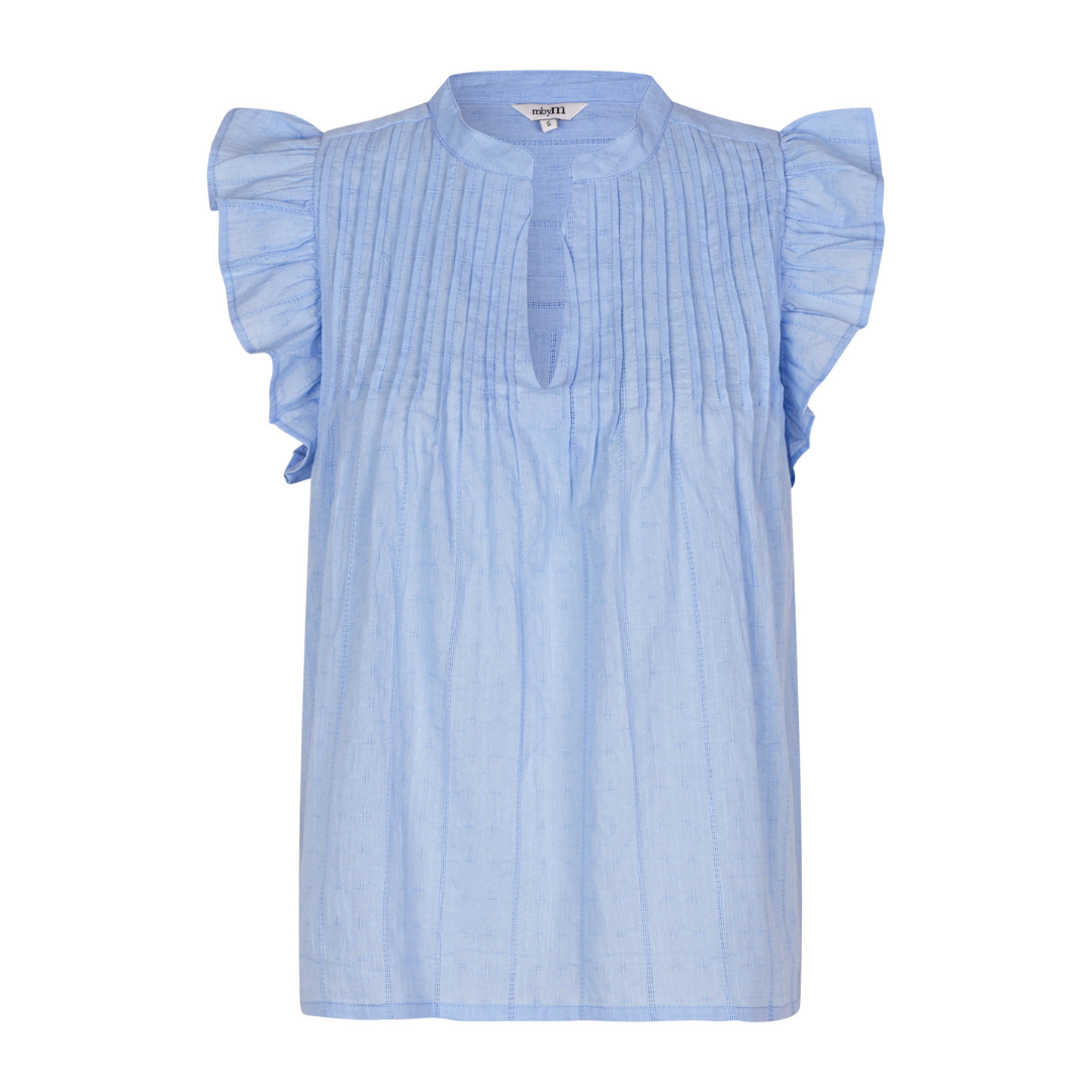 MBYM - BLUSE - GEMALA ACASIA 59119568 - BLUE HERON