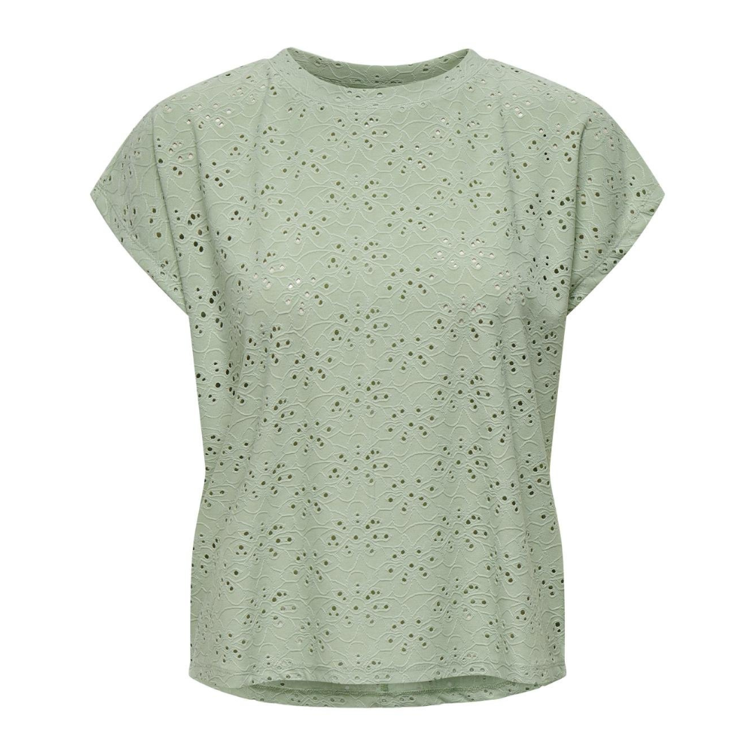 ONLY - T-SHIRT - SMILLA 15231005 - FROSTY GREEN