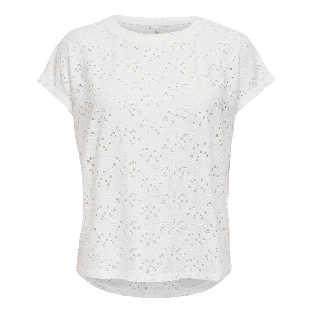 ONLY - T-SHIRT - SMILLA 15231005 - CLOUD DANCER