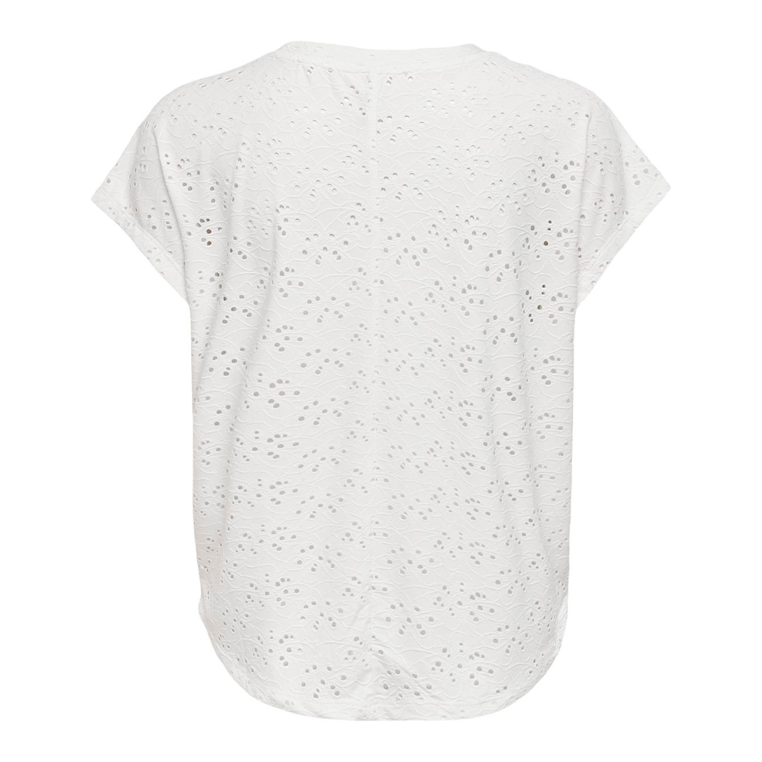 ONLY - T-SHIRT - SMILLA 15231005 - CLOUD DANCER