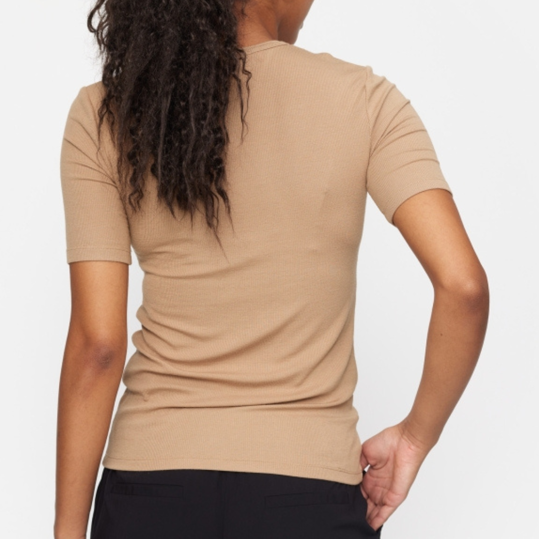 SOFT REBELS - T-SHIRT - FENJA SR423-302 - TIGERS EYE