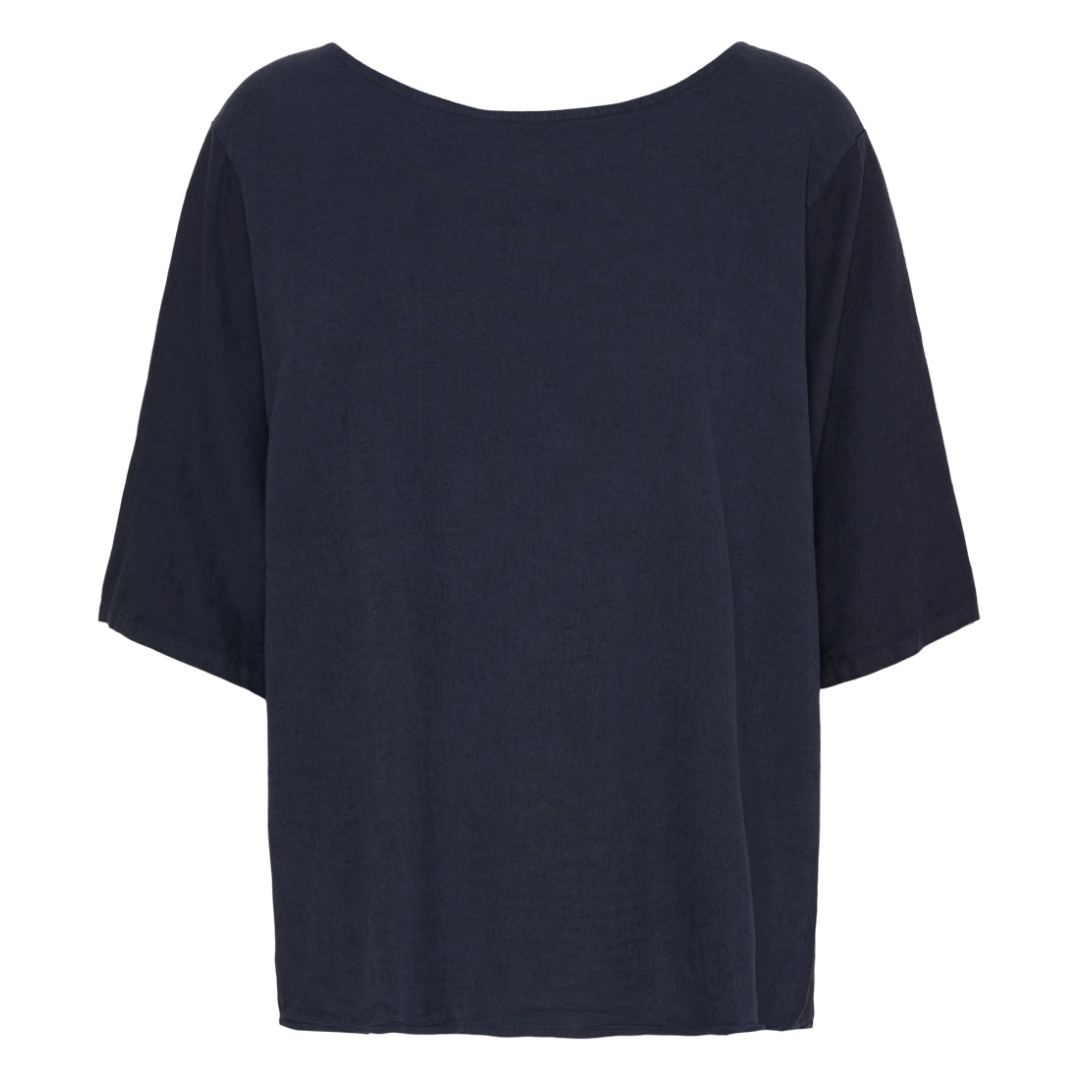 MARTA DU CHATEAU - BLUSE - 83428 - NAVY
