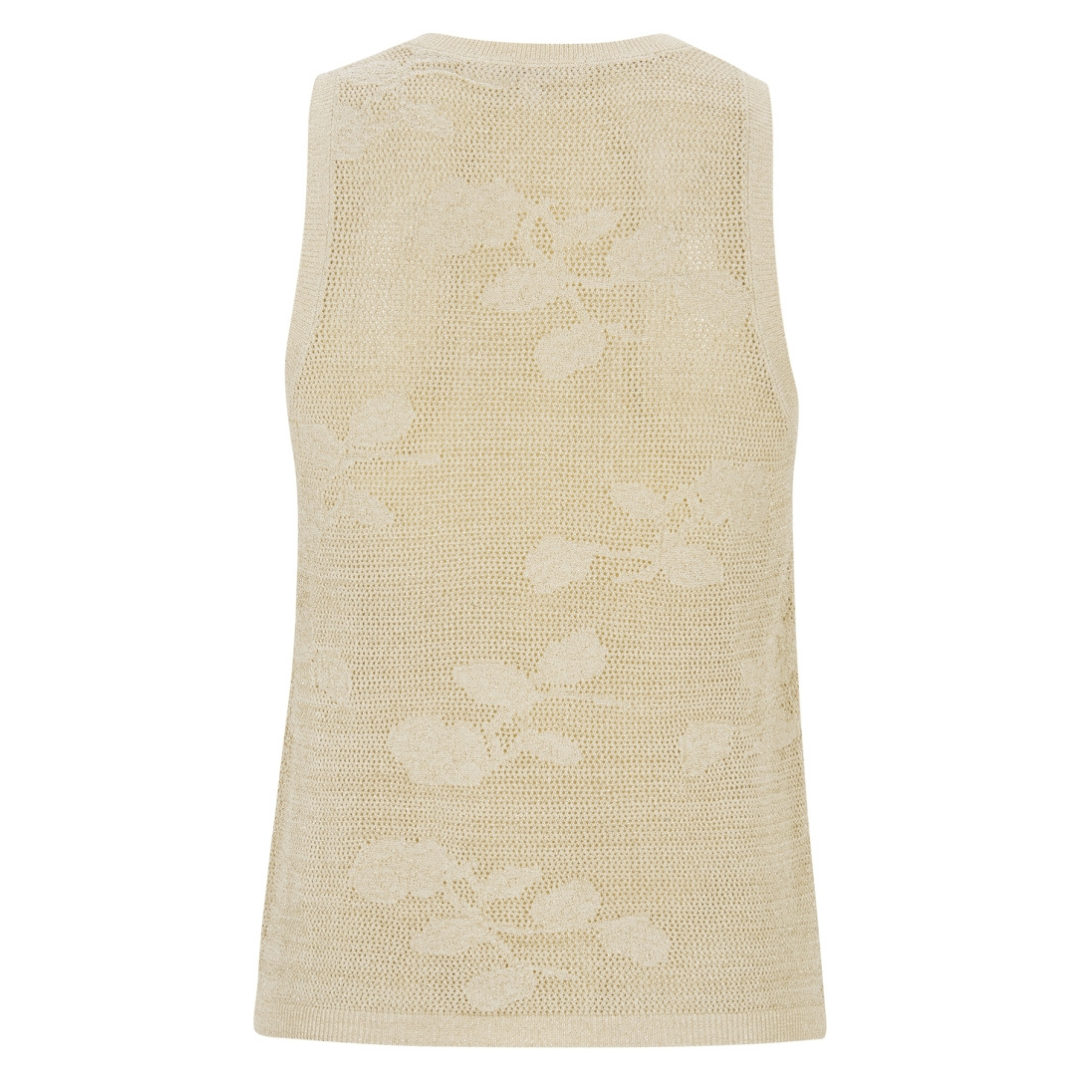 SOFT REBELS - LUREX TOP - NELL SR324-206 - SNOW WHITE