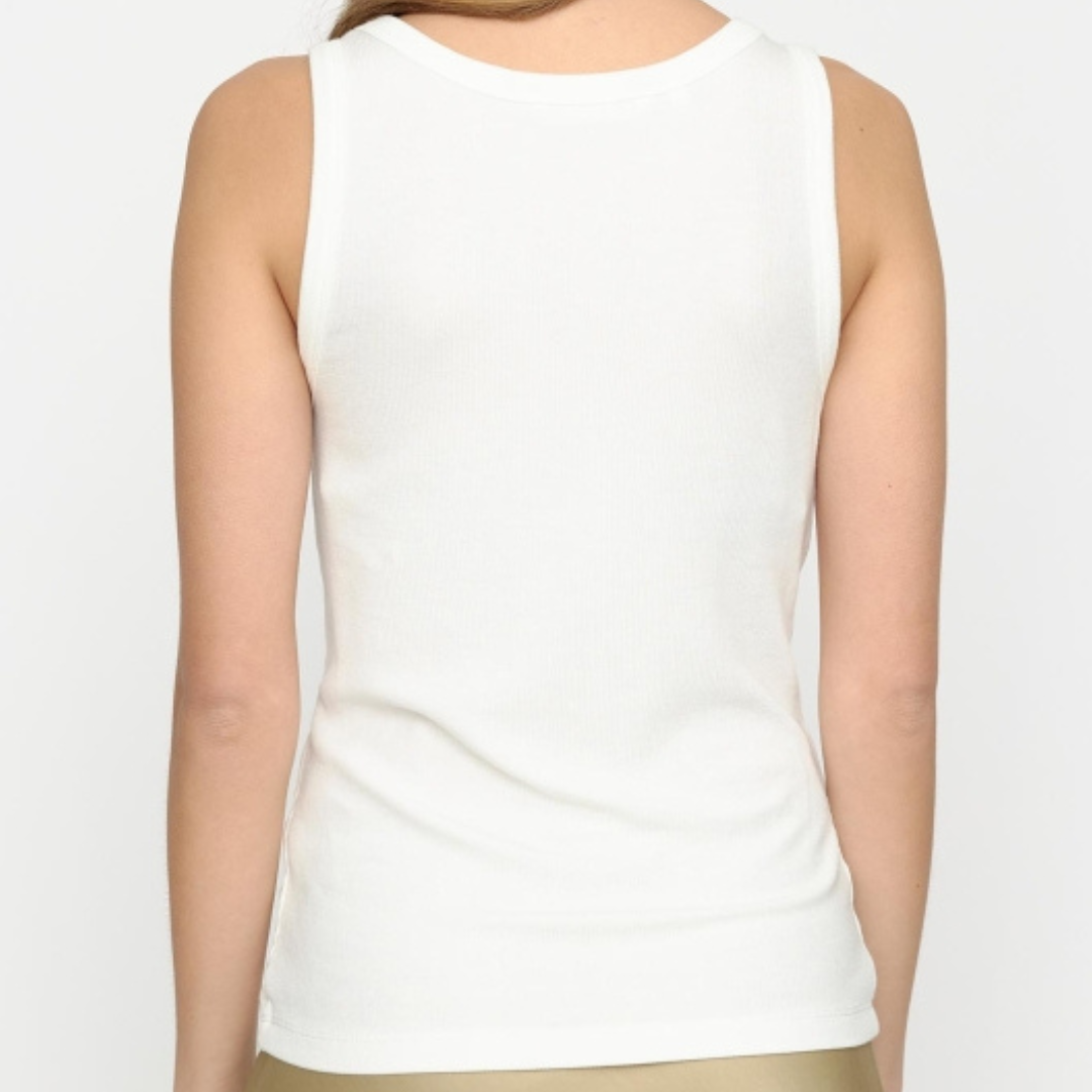 SOFT REBELS - TOP - FENJA SR324-302 - SNOW WHITE