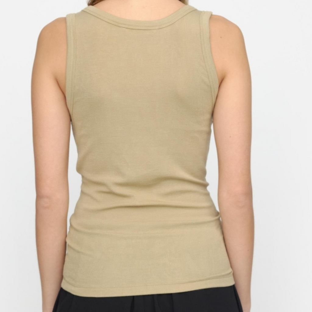 SOFT REBELS - TOP - FENJA SR324-302 - OLIVE GRAY