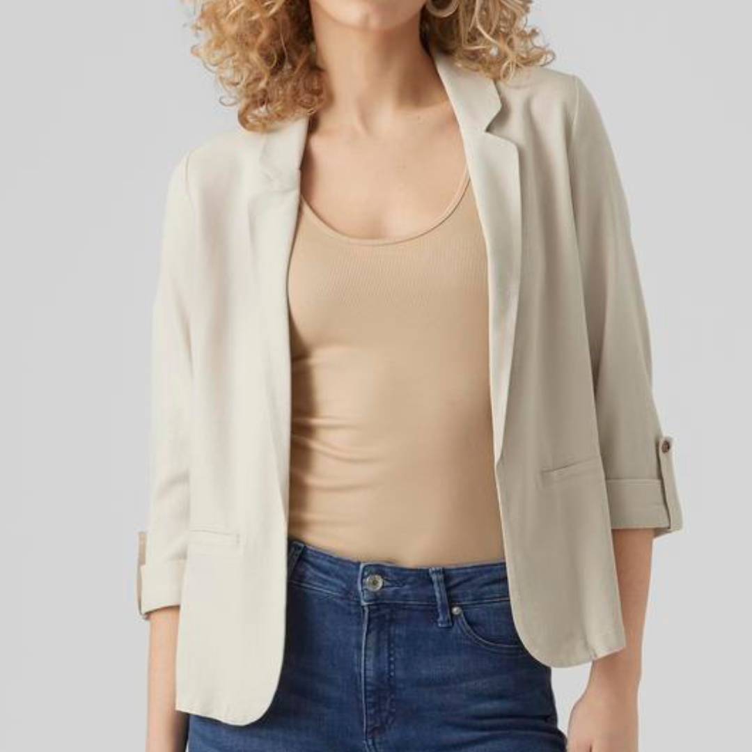 VERO MODA - BLAZER - JESMILO 10279700 - SILVER LINING