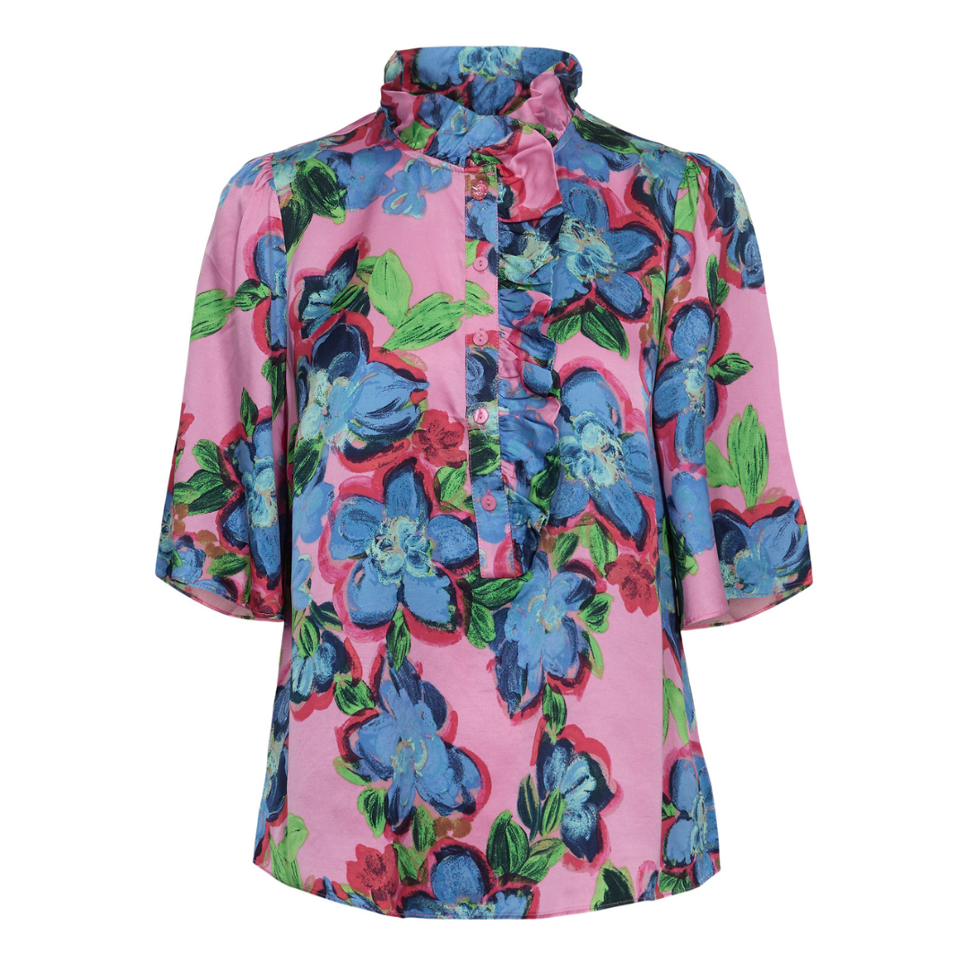 NÜMPH - BLUSE - GABBY 704417 - FUCHSIA PINK