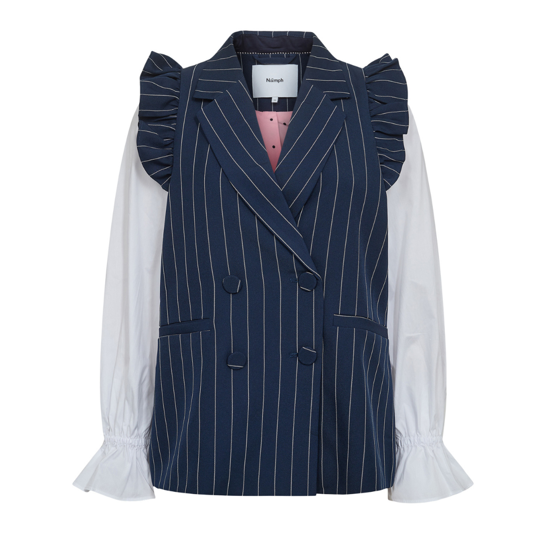 NÜMPH - BLAZER - FELICIA 704506 - DRESS BLUES