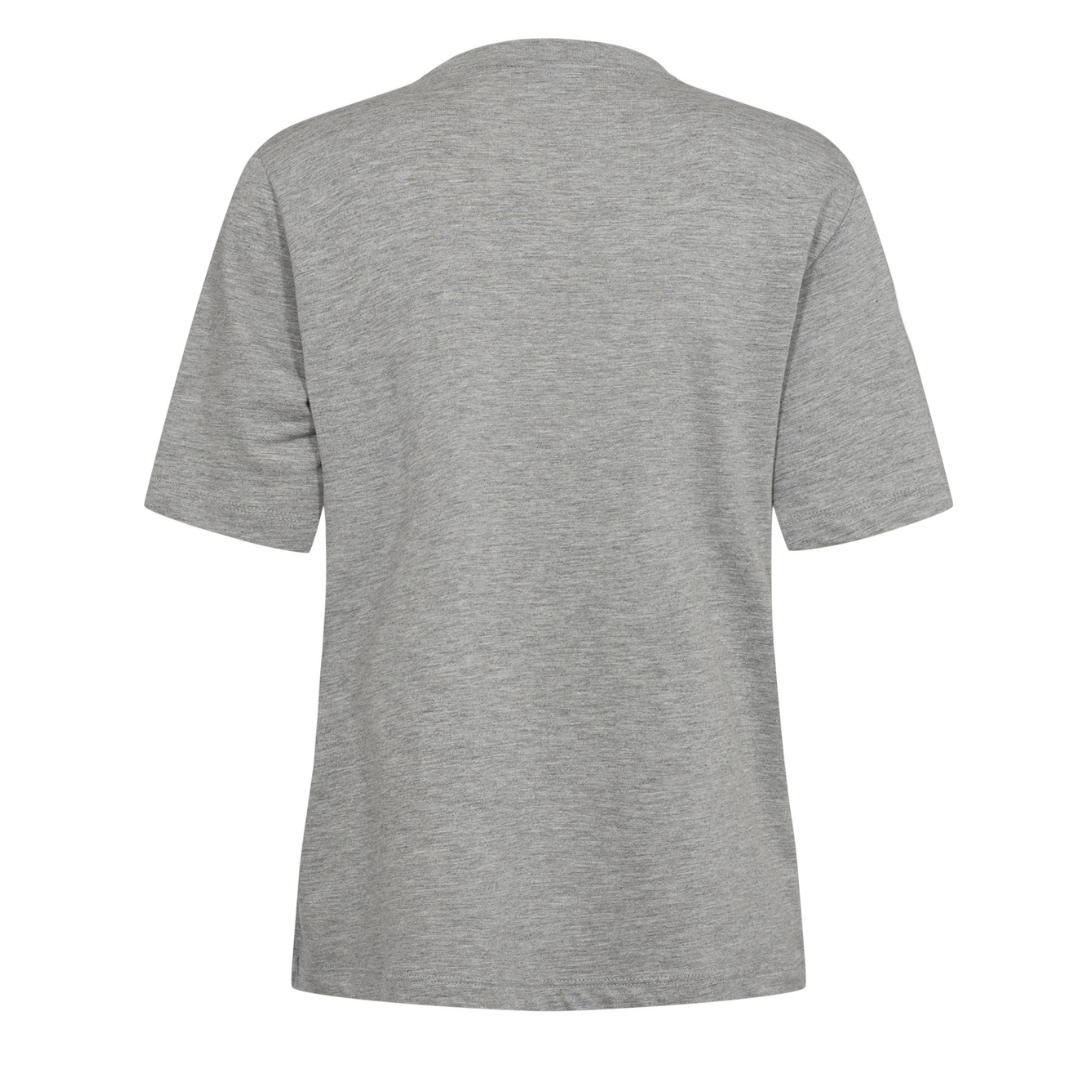 NÜMPH - T-SHIRT - MAGDA 704573 - LIGHT GREY MELANGE