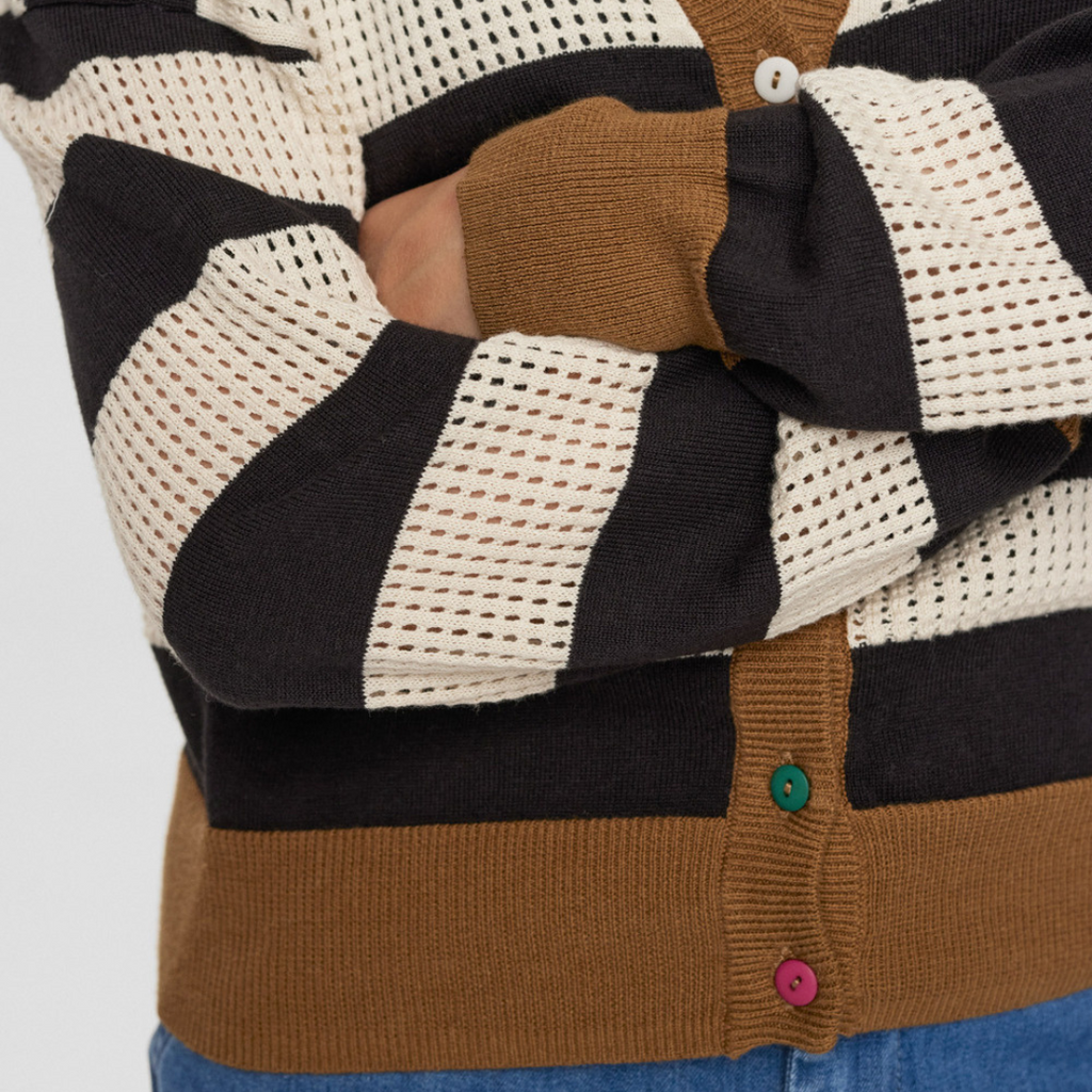 NÜMPH - CARDIGAN - DARLIS 704461 - CAVIAR