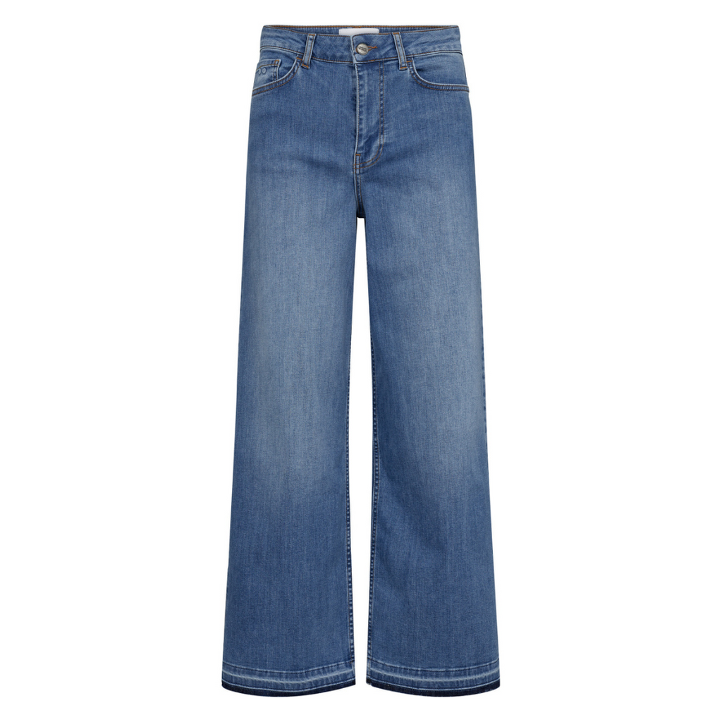 NÜMPH - JEANS - PARIS CROP 704478 - MEDIUM BLUE DENIM
