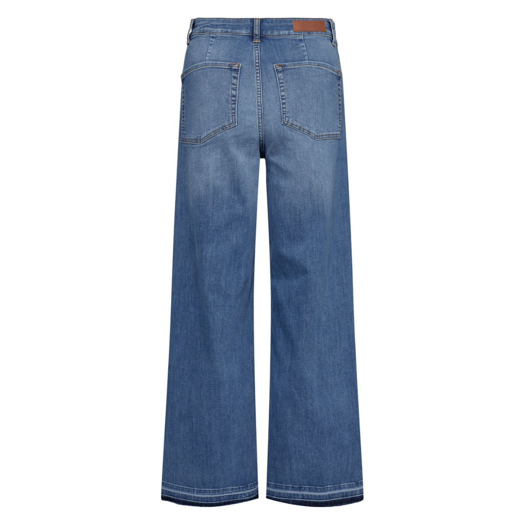 NÜMPH - JEANS - PARIS CROP 704478 - MEDIUM BLUE DENIM