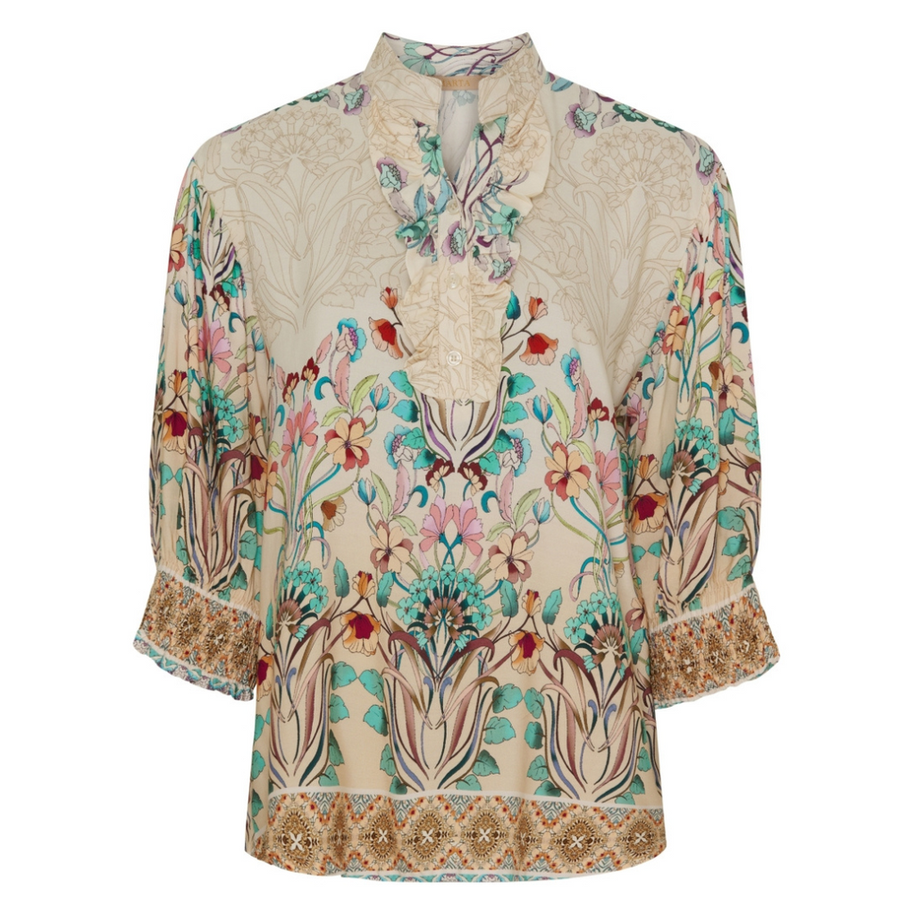 MARTA DU CHATEAU - BLUSE - UNNUR 6317 - 361 BEIGE