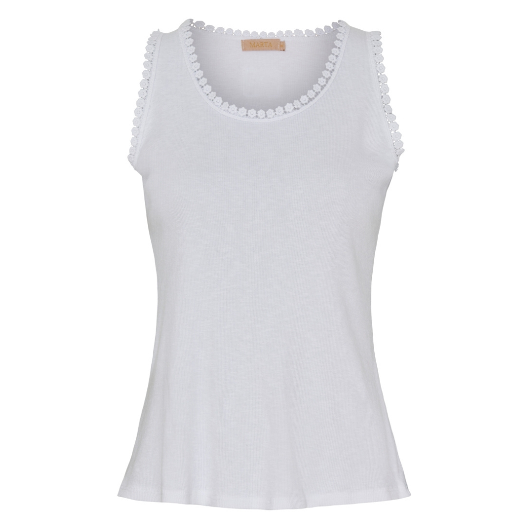 MARTA DU CHATEAU - TOP - ELFRIDA 9108 - HVID
