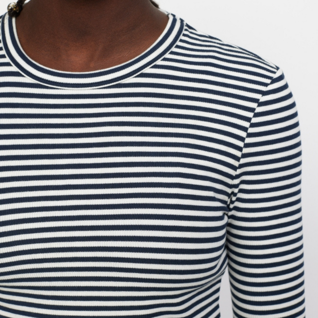 SOFT REBELS - BLUSE - FENJA SR124-303 - TOTAL ECLIPSE STRIPE