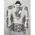 MARTA DU CHATEAU - BLUSE - UNNUR 6317 - 4352 NERO