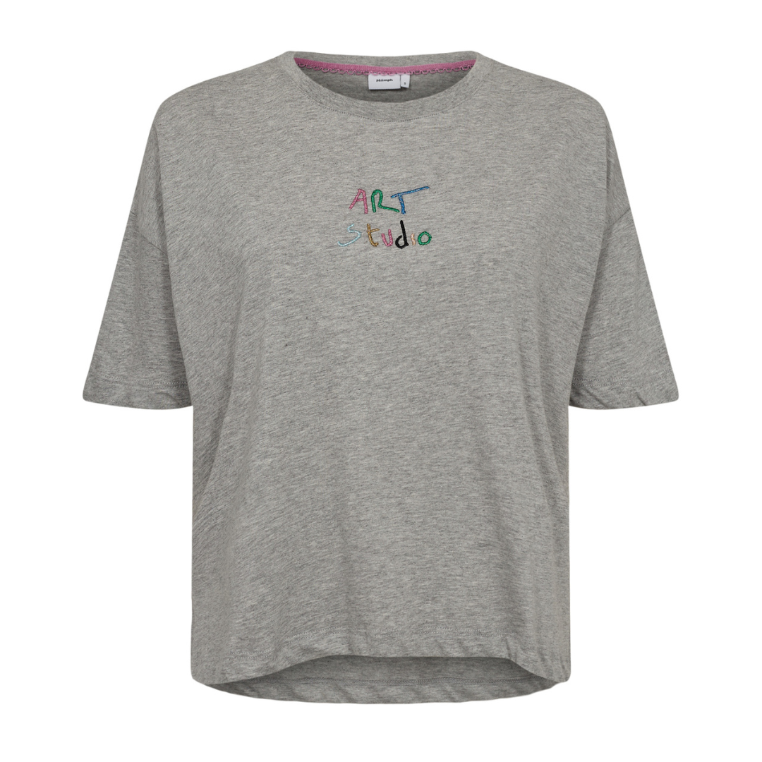 NÜMPH - T-SHIRT - ART 704550 -  MEDIUM GREY