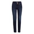 PULZ - JEANS - SUZY CURVED 50205549 - DARK BLUE DENIM