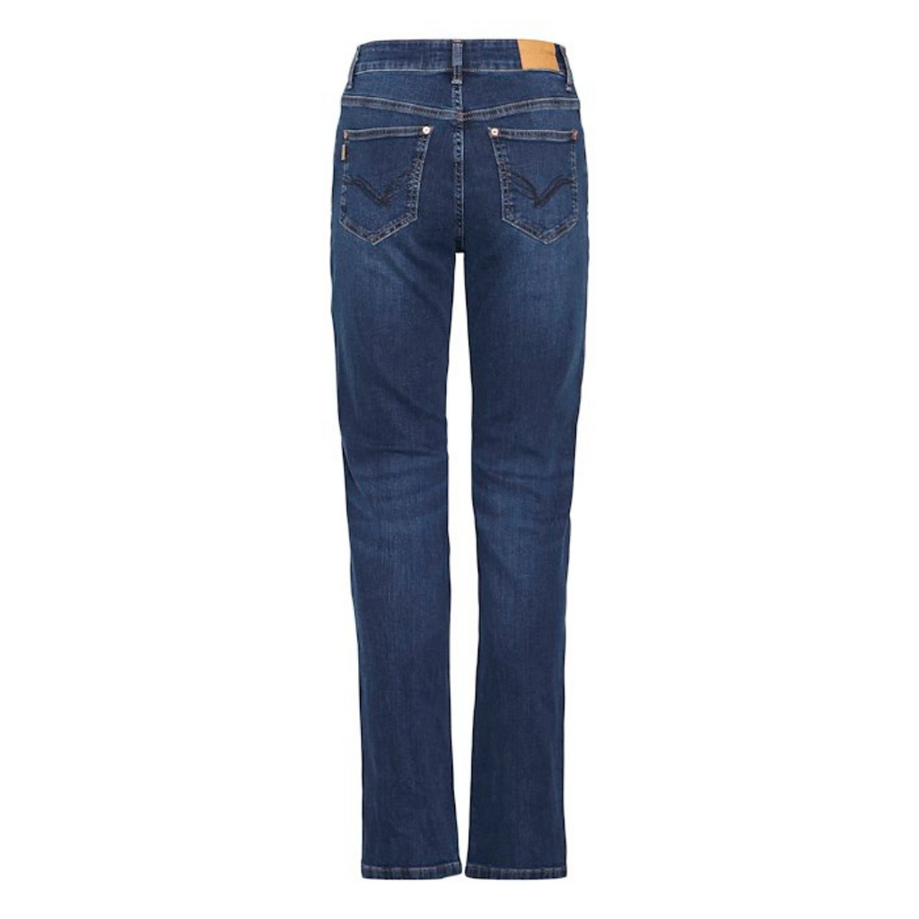 PULZ - JEANS - ELLE STRAIGHT 50208008 - DARK BLUE DENIM