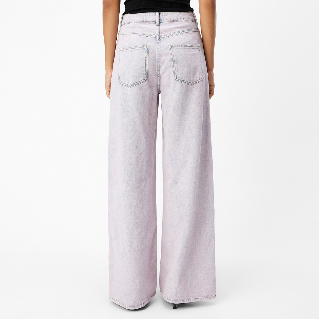OBJECT - JEANS - GABRIELLE 23045662 - PINK FROSTING WASHED DENIM