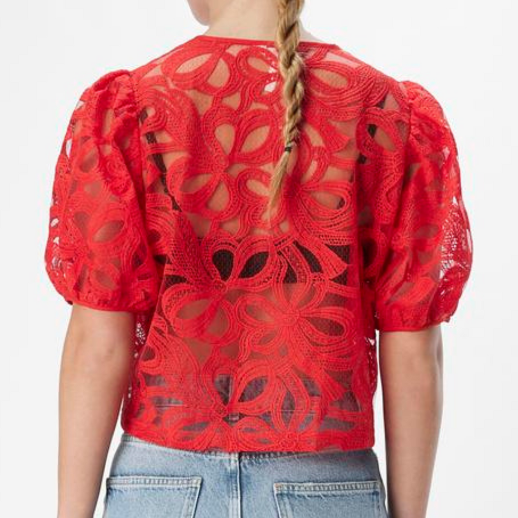OBJECT - TOP - ROSE 23045899 - FLAME SCARLET
