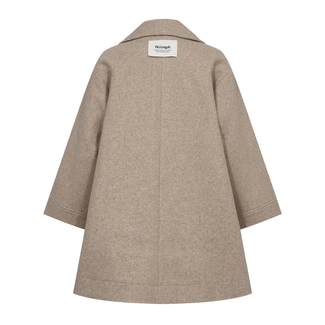 NÜMPH - FRAKKE - KIMBERLY 704394 - SESAME MELANGE